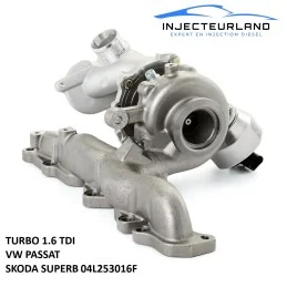 Turbo 04L253016F - 1.6 TDI 120 cv