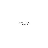 Injecteur 1.6 HDI – Neuf et Reconditionné à Prix Bas