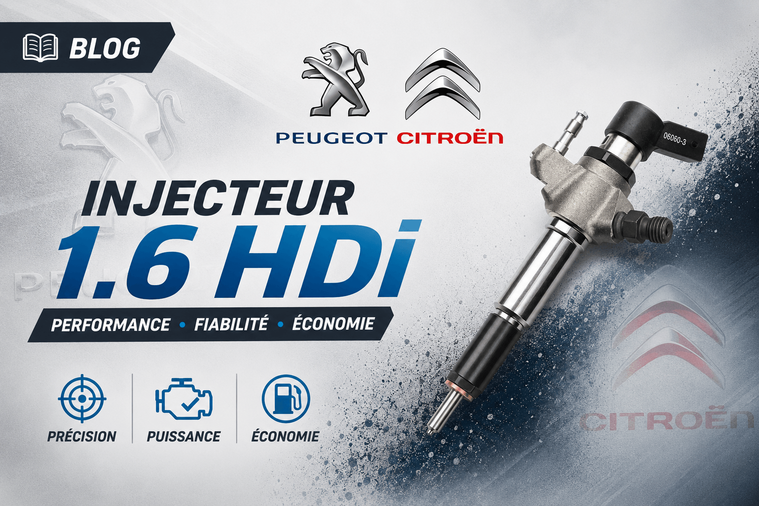 Tout savoir sur les injecteurs 1.6 HDI